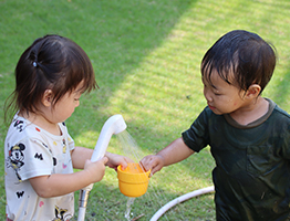 園での一日